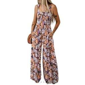 Floral Jumpsuit in Multicolor